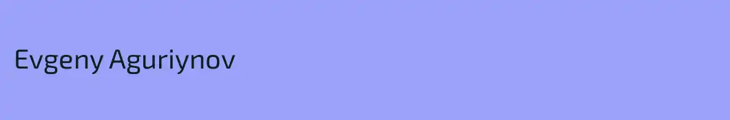 Evgeny Aguriynov